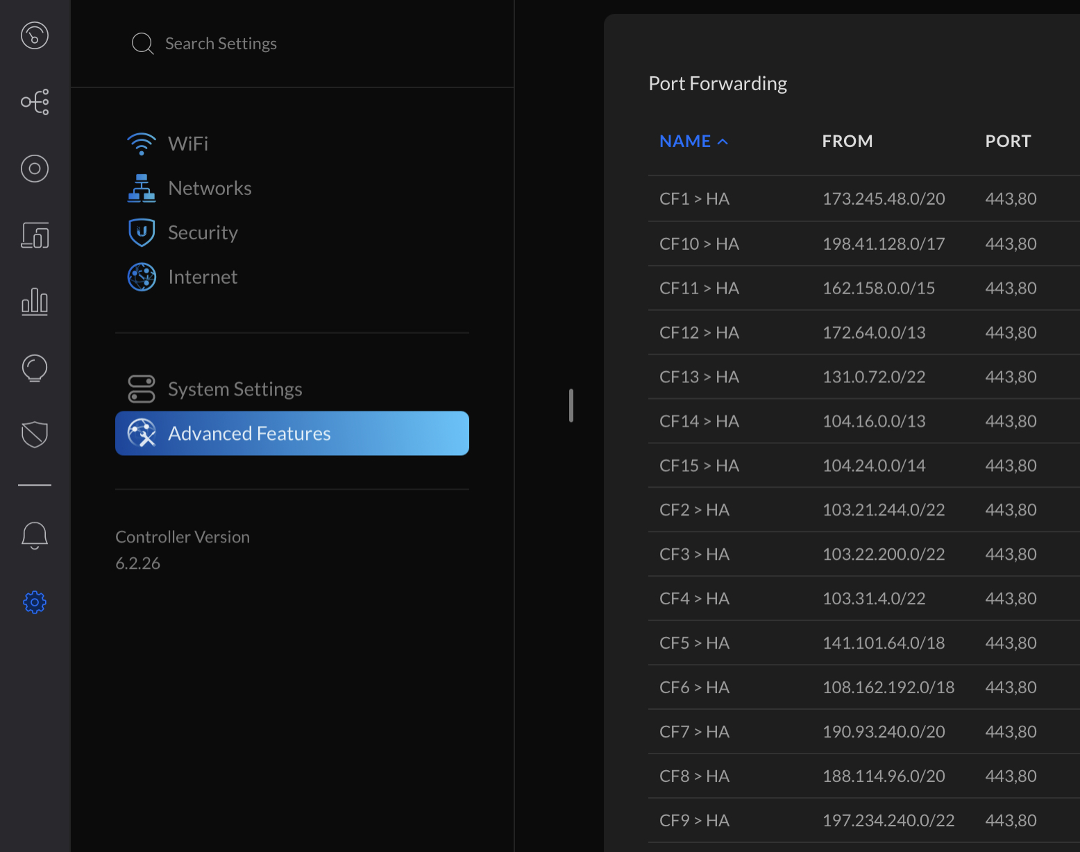 UDM Cloudflare Firewall rules - Port forwarding 2